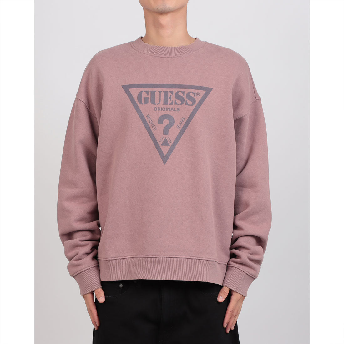 ゲス GUESS GUESS Originals Vintage Triangle Crewneck (F45T) F45T