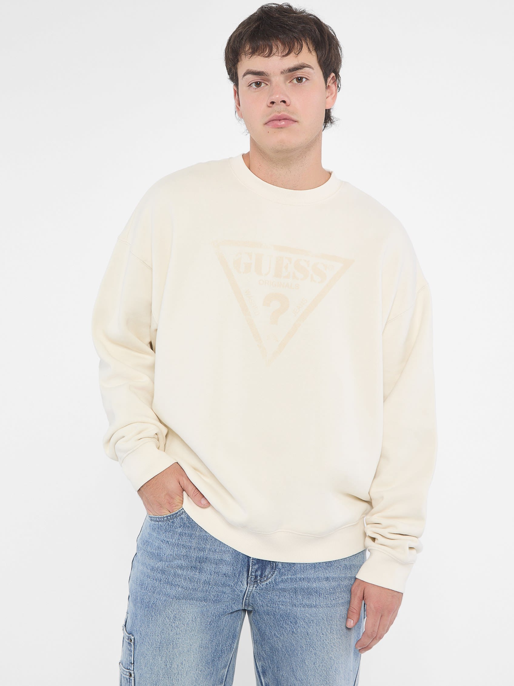 ゲス GUESS GUESS Originals Vintage Triangle Crewneck (G053) G053