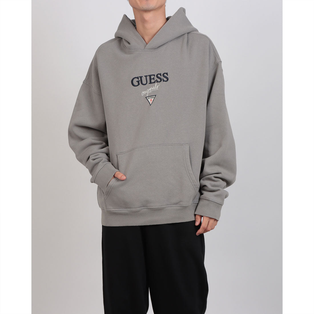 ゲス GUESS GUESS Originals Baker Logo Hoodie (FJ4M) FJ4M