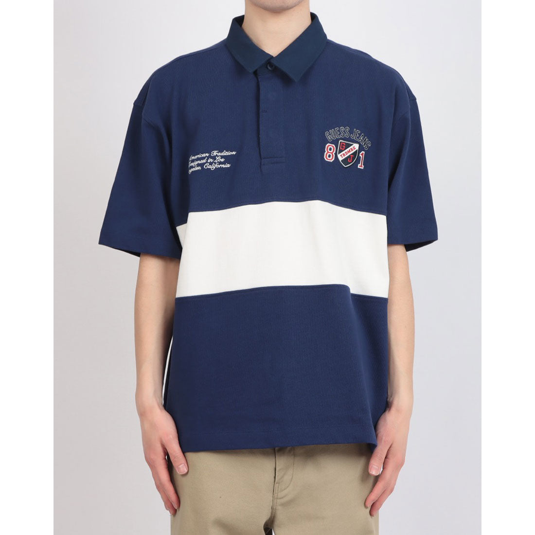 ゲス GUESS GUESS JEANS Short Sleeves Rugby Polo (G7O2) G7O2