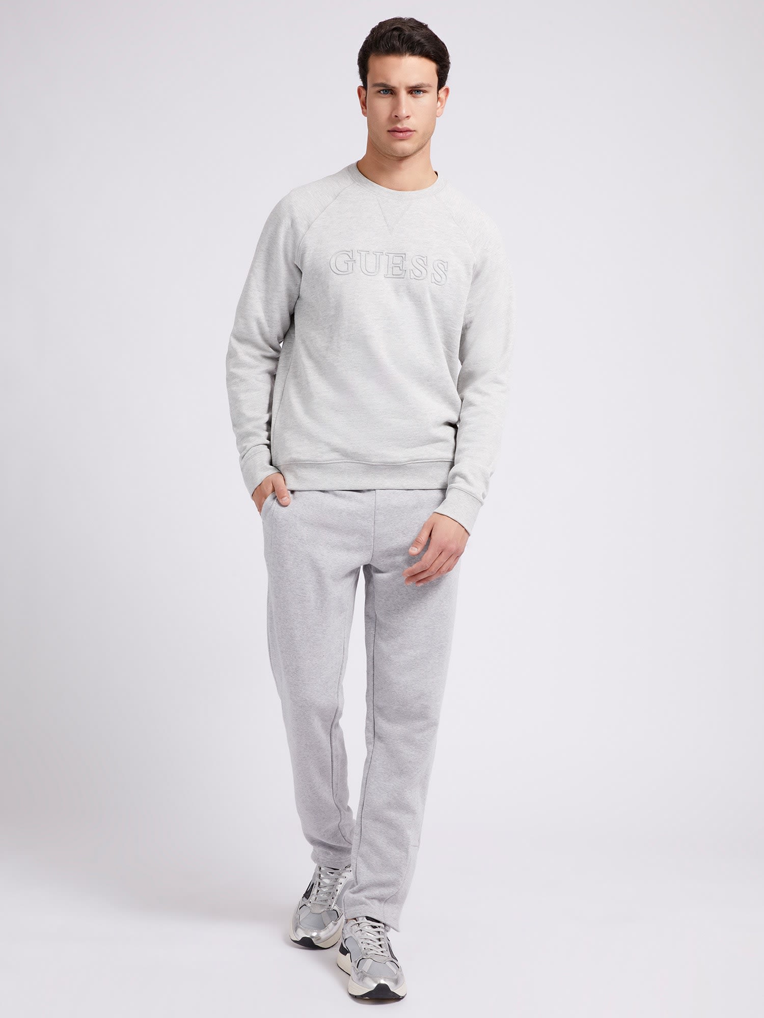 ゲス GUESS Eco Aldwin Logo Sweatshirt トップス スウェット