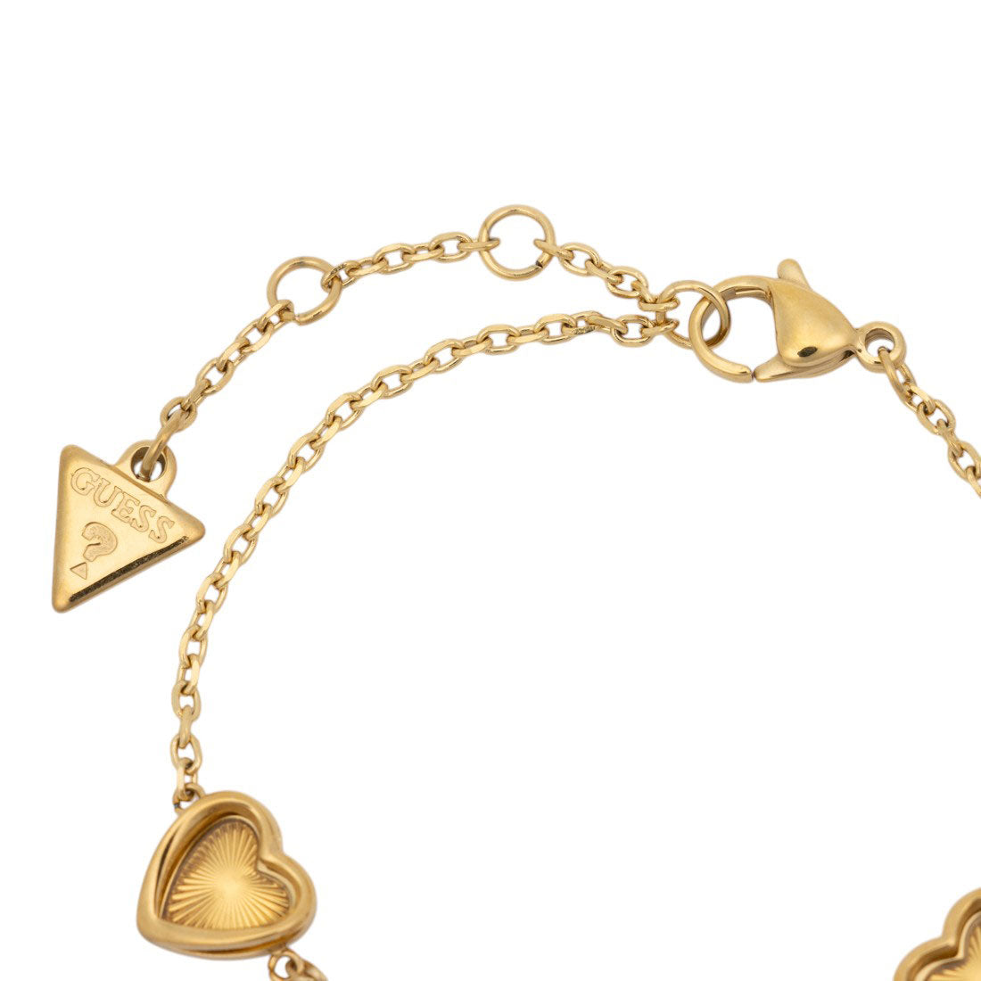 ゲス GUESS MON AMOUR MULTI HEART BRACELET (YG) YG