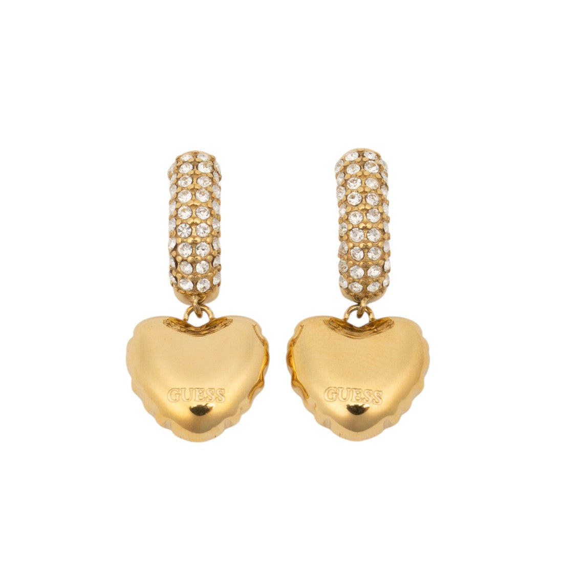 ゲス GUESS CONIQUE 22MM MODERN HEART PENDANTS (YG) YG