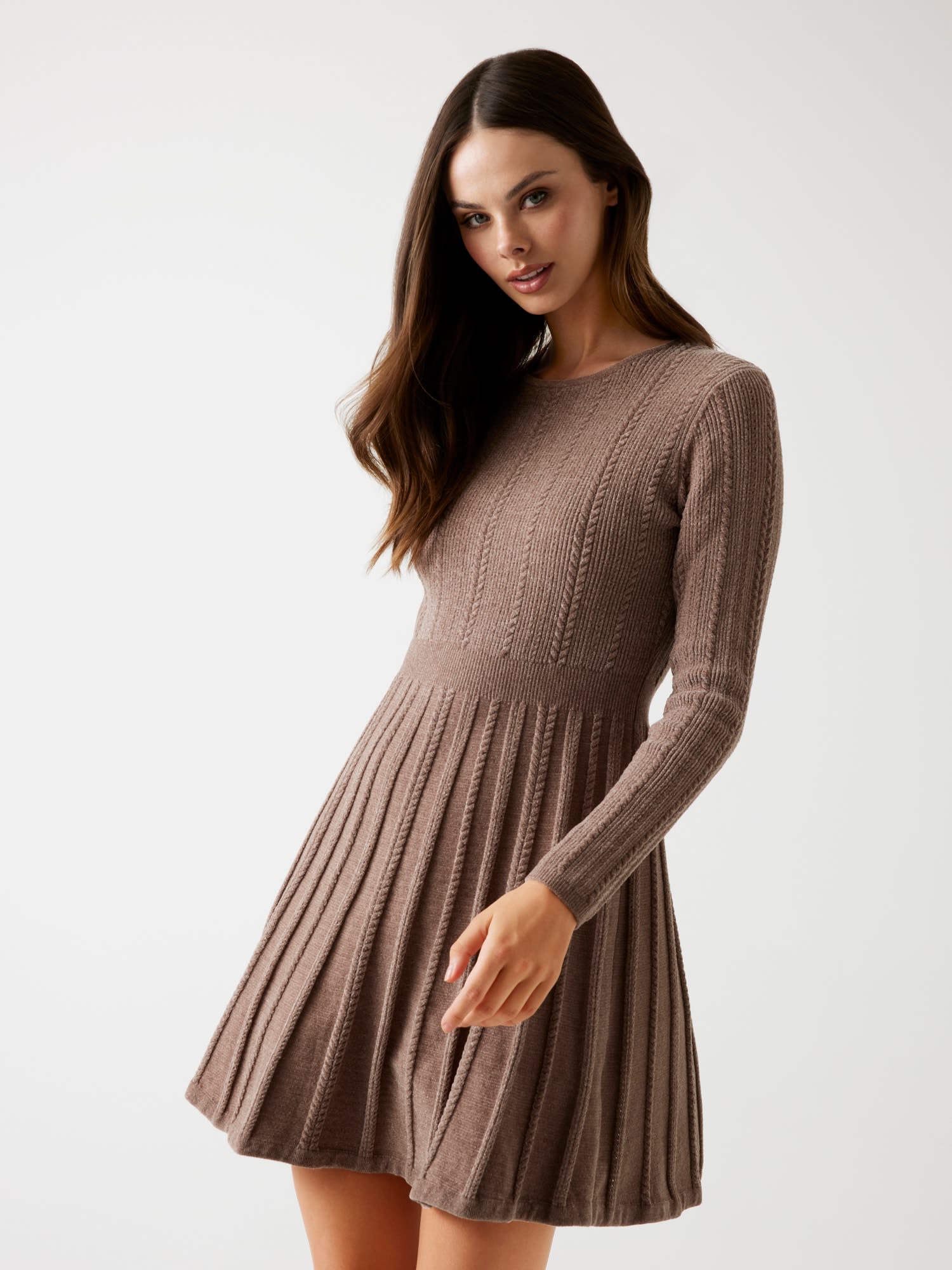 Guess LS Morgan Fit and Flare Dress Guess LS Morgan Fit and Flare Dress