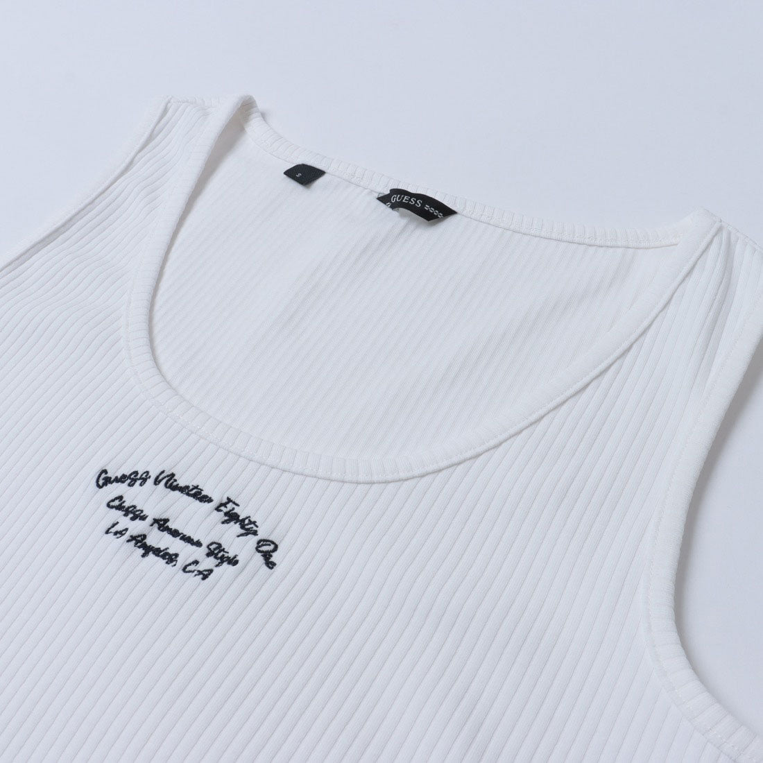 ゲス GUESS LADIES' Knit Tank Top (WHT) WHT