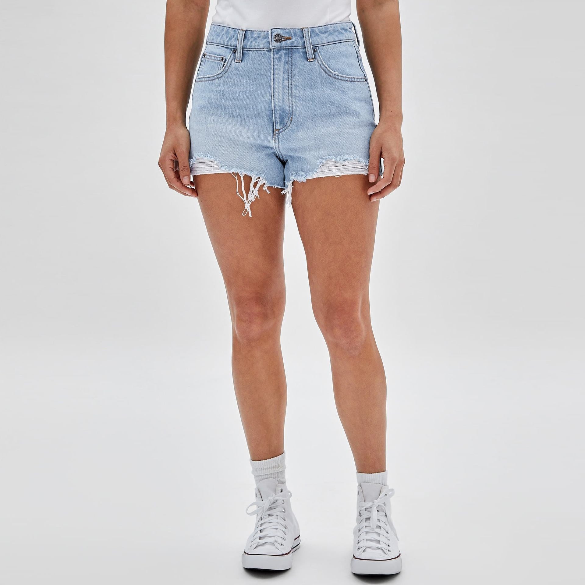ゲス GUESS GUESS Originals Kit Destroyed Denim Shorts デニムパンツ ジーンズ レディース,F7WV