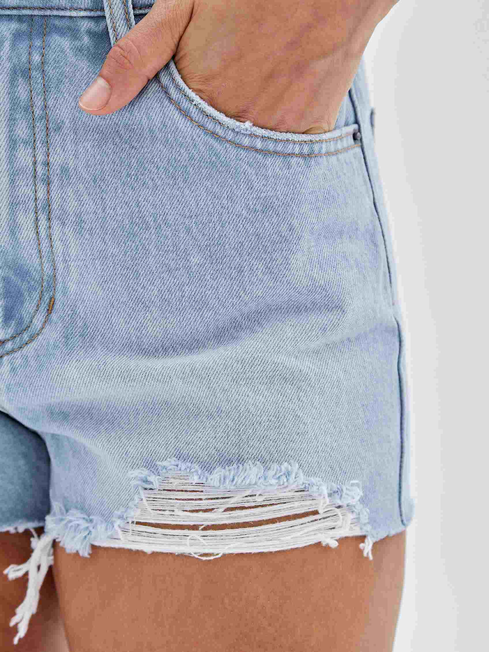 ゲス GUESS GUESS Originals Kit Destroyed Denim Shorts デニムパンツ ジーンズ レディース