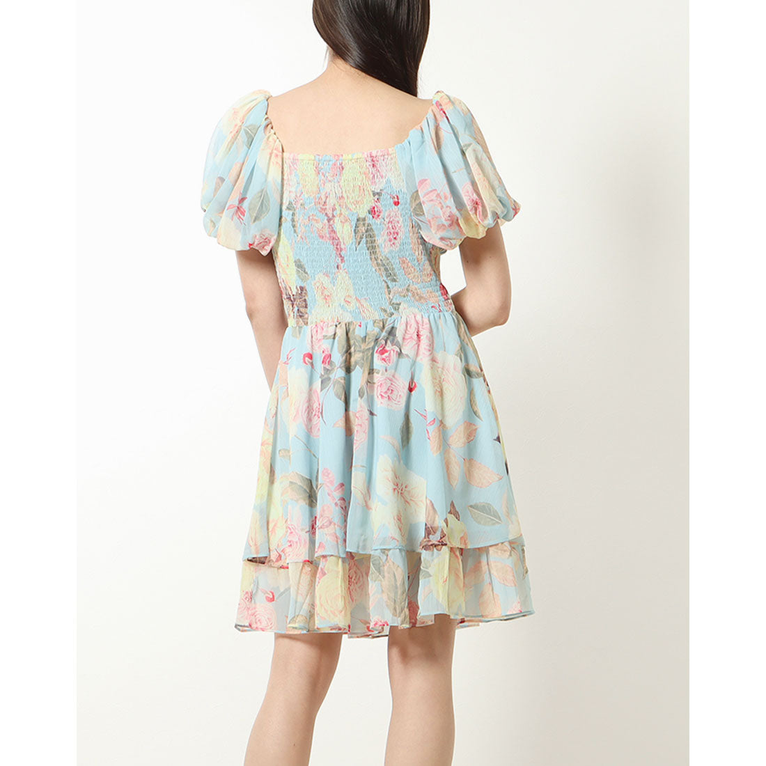GUESS Gilda Smocked Dress One Piece Dress