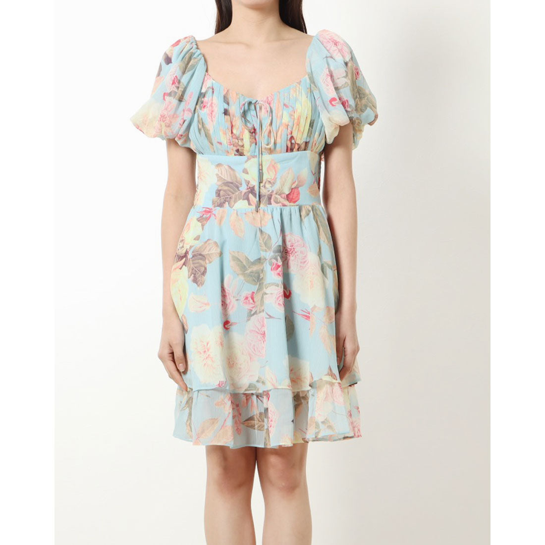 GUESS Gilda Smocked Dress One Piece Dress