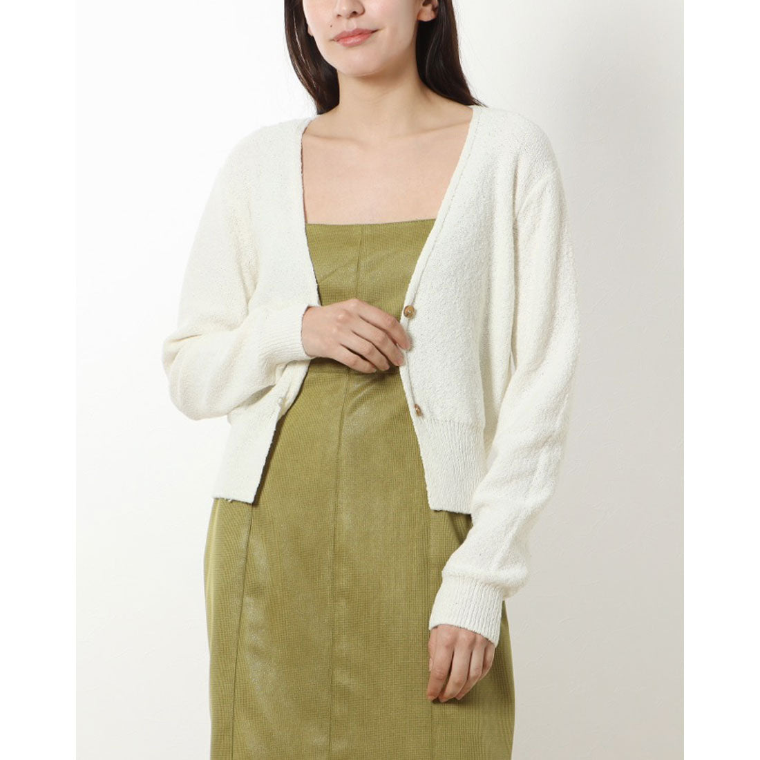 ゲス GUESS Sweater Cardigan カーディガン セーター レディース,IVY