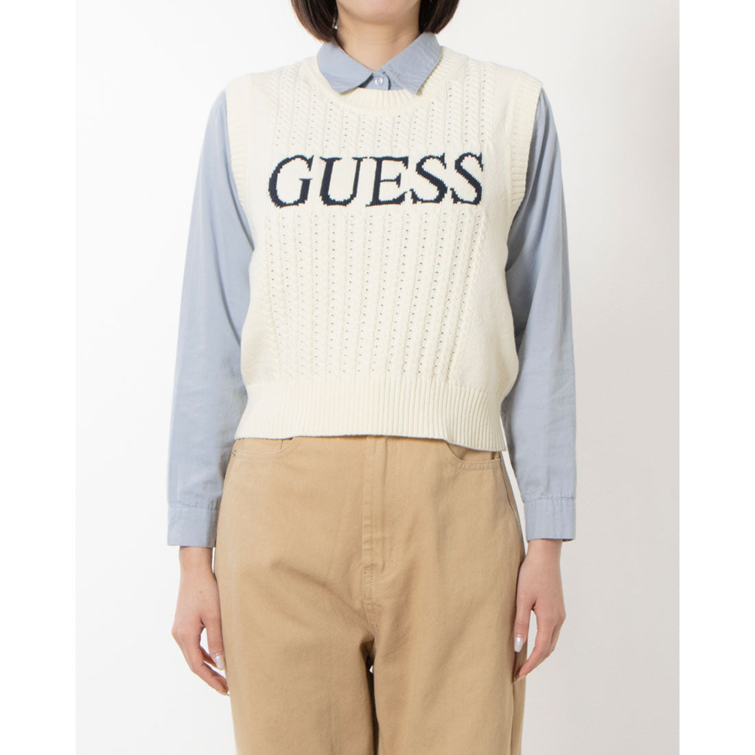 ゲス GUESS LADIES Vest Sweater タンクトップ レディース