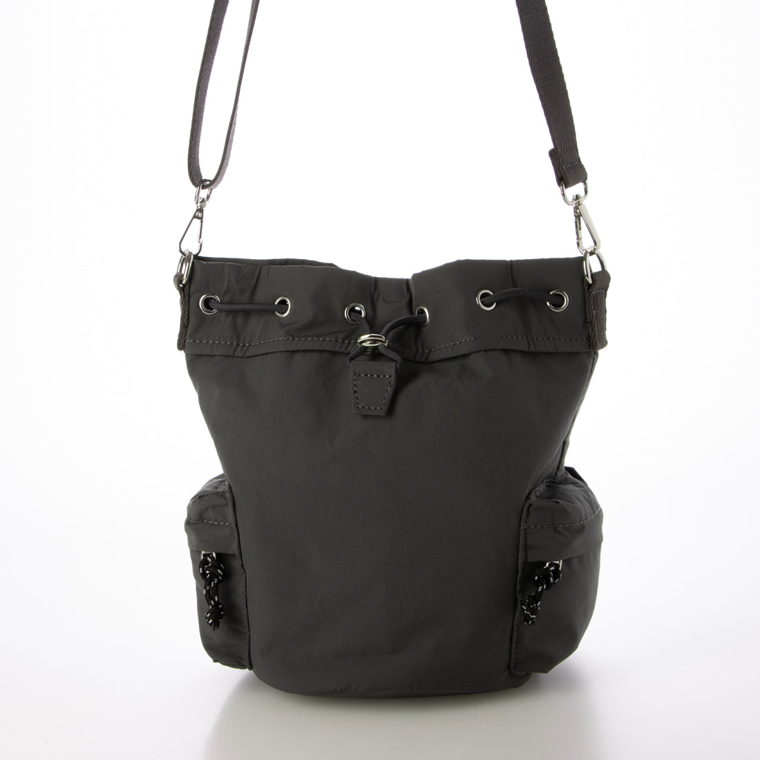 グッシオ GUSCIO アウトポケットショルダーバッグ (KHAKI) KHAKI