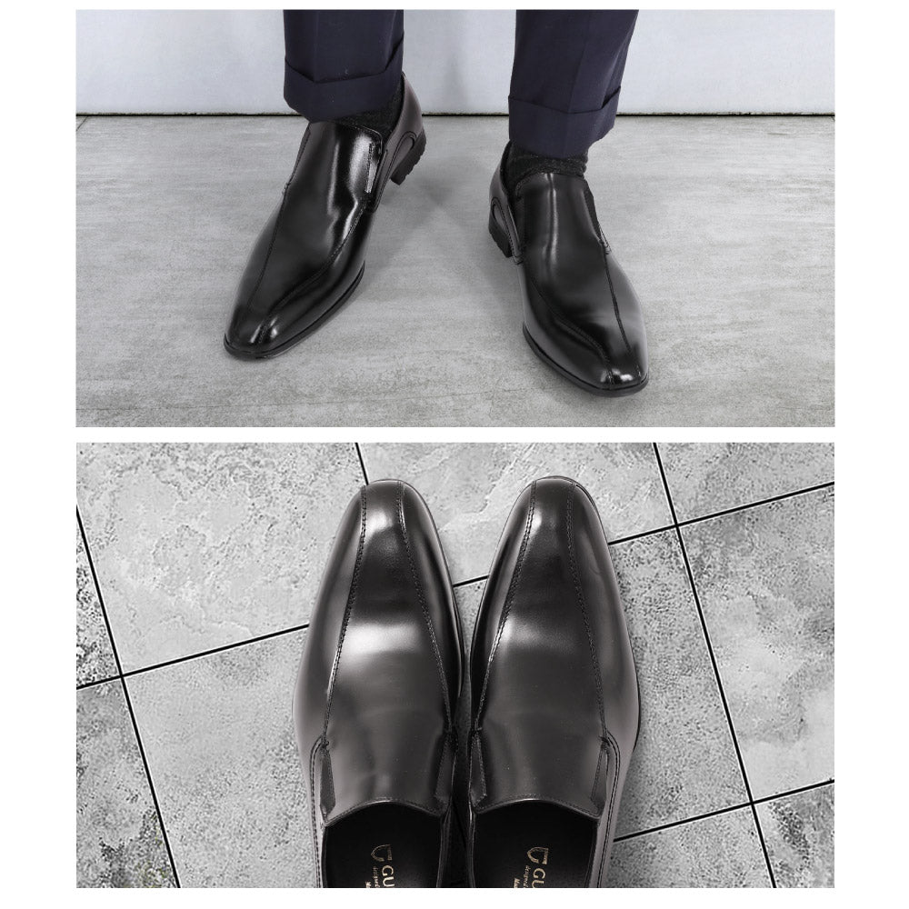 Guionnet Gionnet Gionnet商務鞋男裝在日本男裝男士商務鞋Mokashin Swedy大尺寸長鼻鞋禮服鞋家庭便鞋