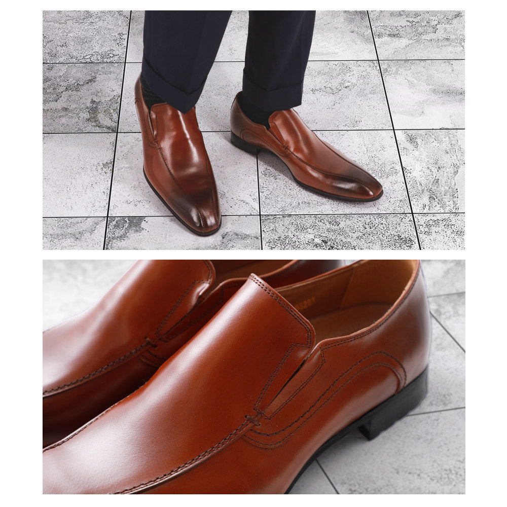 Guionnet Gionnet Gionnet商務鞋男裝在日本男裝男士商務鞋Mokashin Swedy大尺寸長鼻鞋禮服鞋家庭便鞋