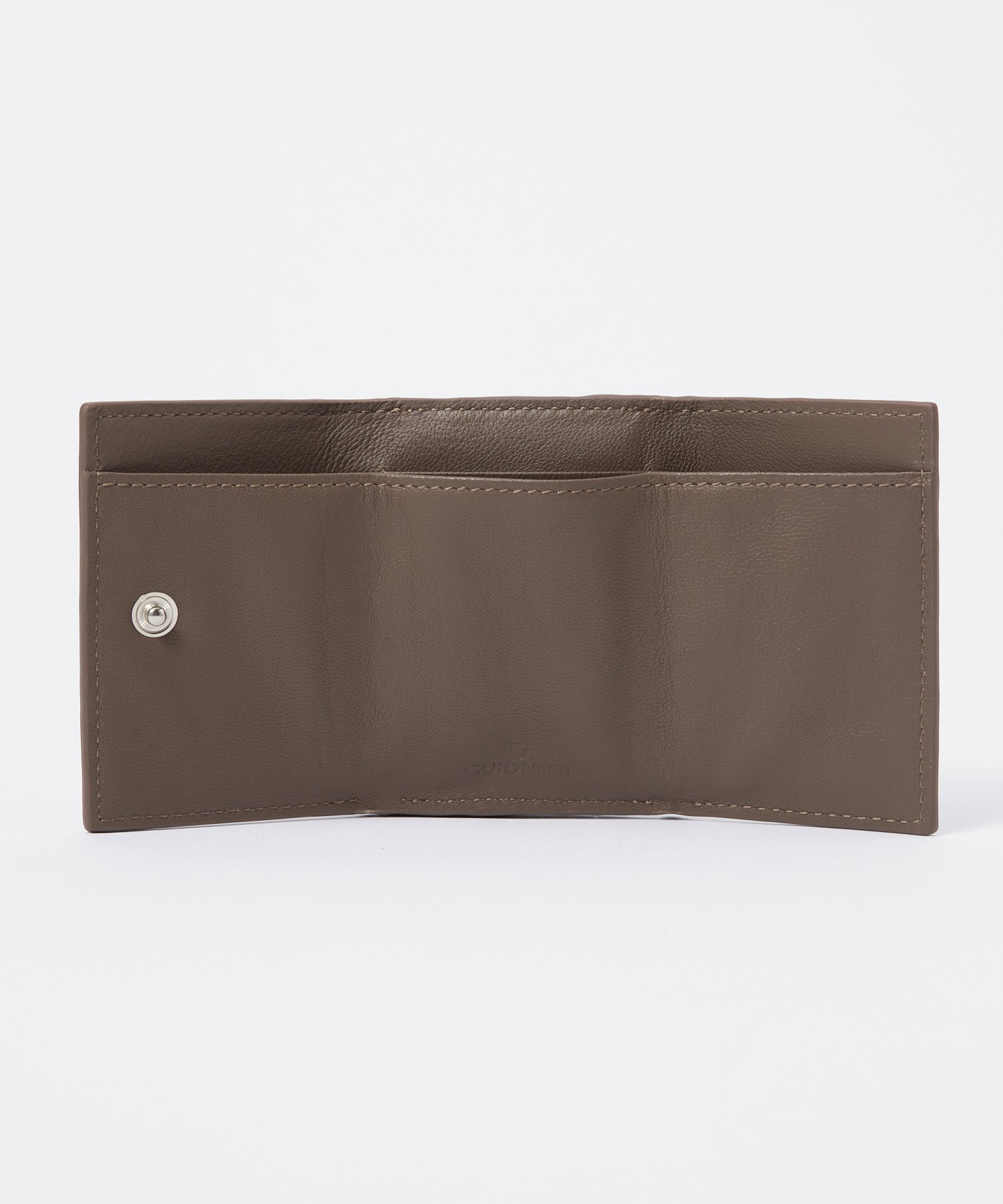 ギオネ GUIONNET ギオネ GUIONNET ミニ財布 レディース 本革 薄型 三つ折り財布 メンズ コインケース 財布 薄マチ コンパクト レザー ウォレット 小銭入れ カードケース 一粒万倍日 (TAUPE/トープ(PACK)) TAUPE/トープ(PACK)