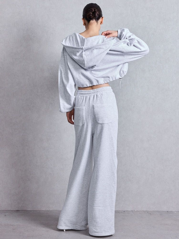 ジェイダ GYDA GG switch sideスウェットワイドパンツ (ブラック) ブラック