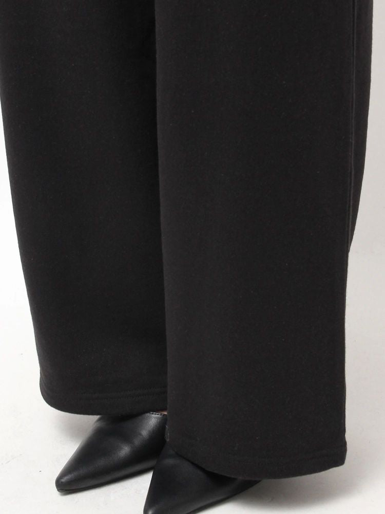 ジェイダ GYDA GG switch sideスウェットワイドパンツ (ブラック) ブラック