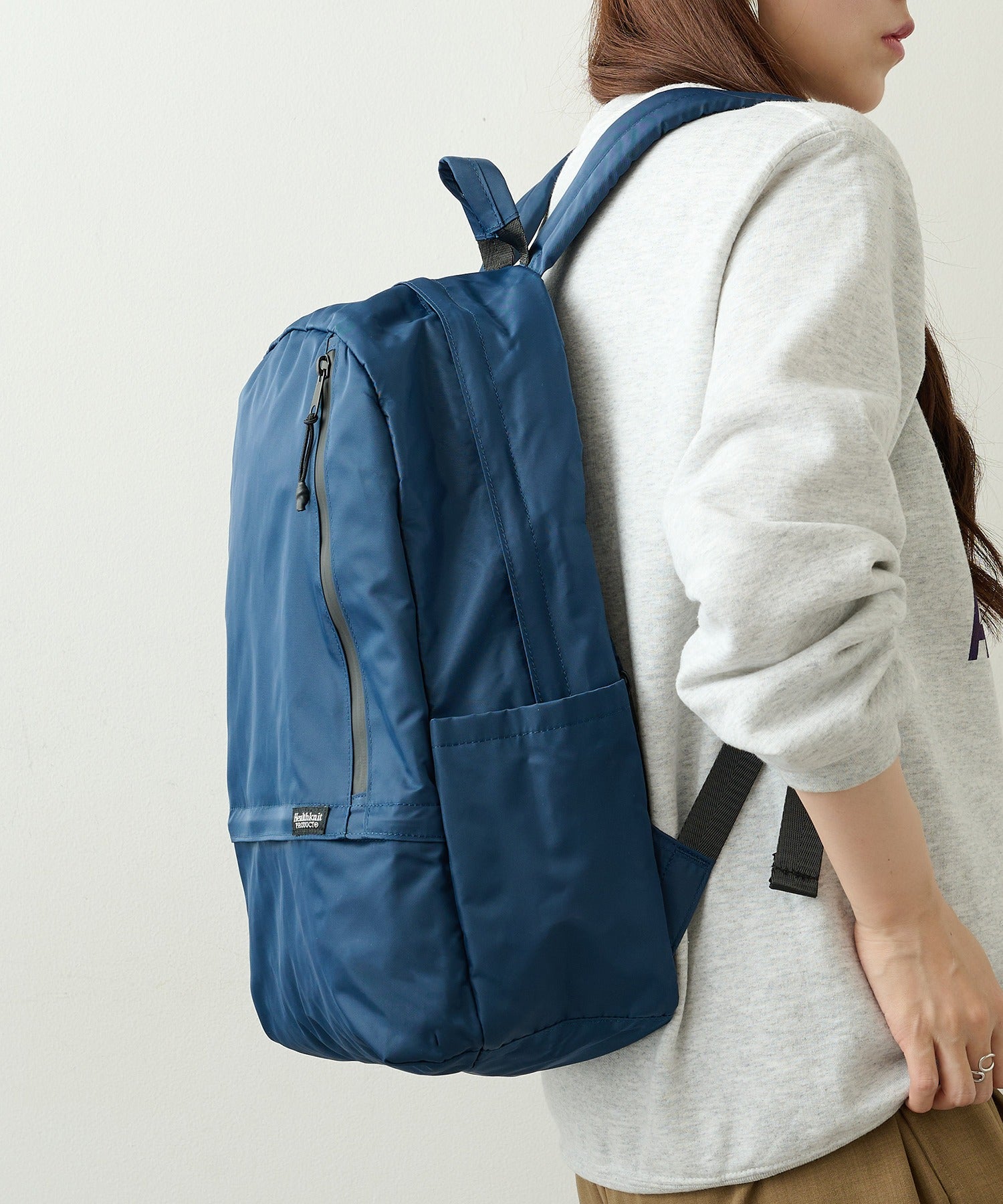 ヘルスニットプロダクト Healthknit Product 【Healthknit Product】ヘルスニット 撥水ナイロン11pocketsリュック HKB-1156B (ネイビー) ネイビー