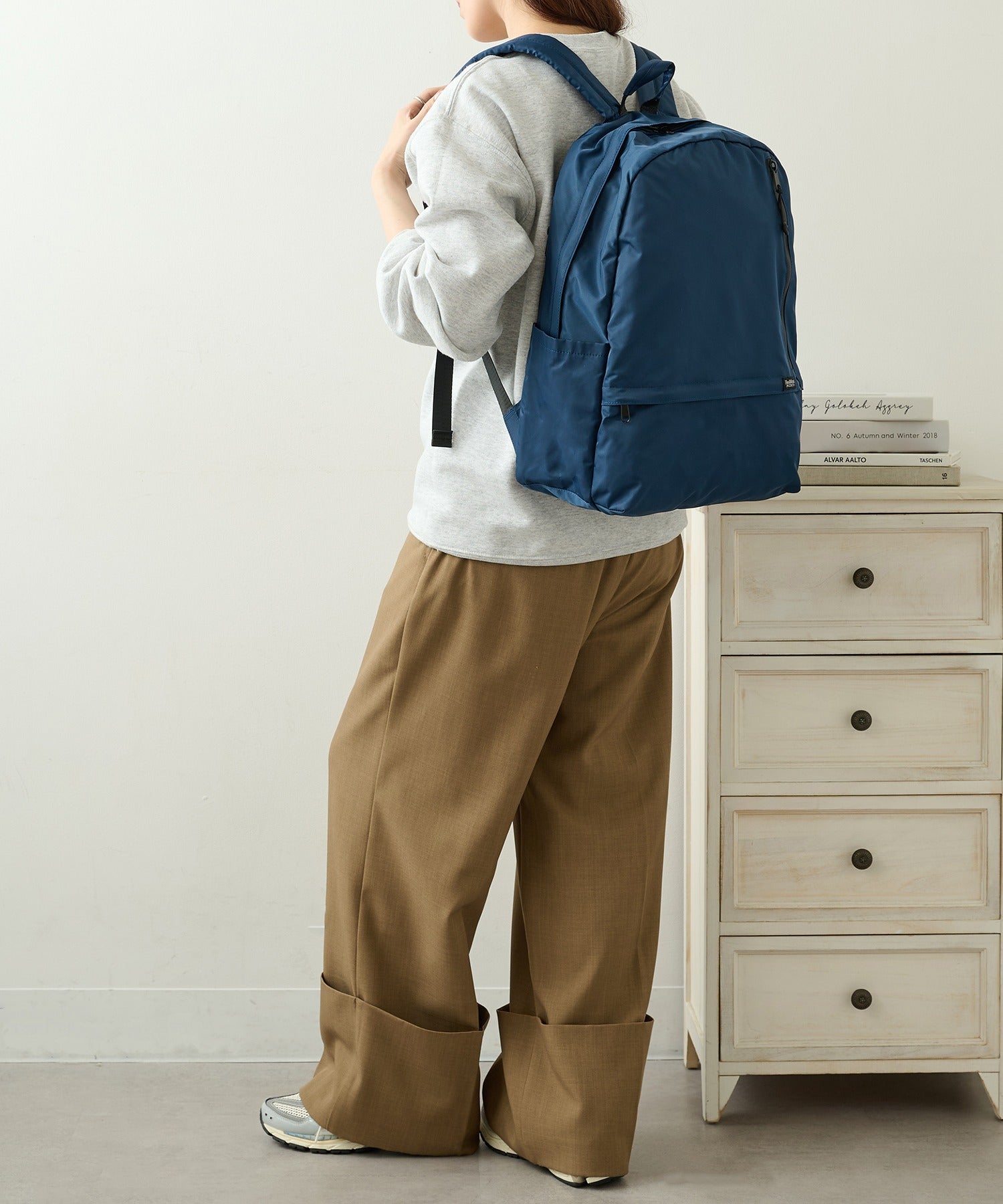 ヘルスニットプロダクト Healthknit Product 【Healthknit Product】ヘルスニット 撥水ナイロン11pocketsリュック HKB-1156B (ネイビー) ネイビー