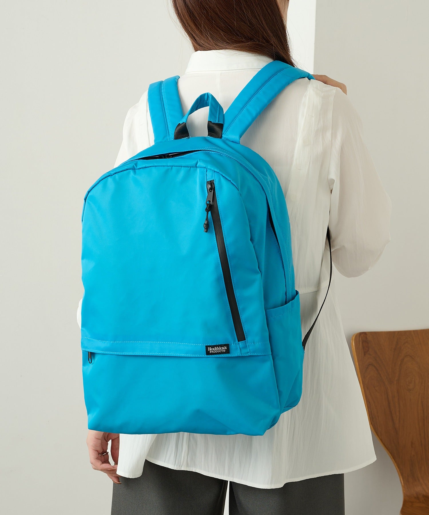 ヘルスニットプロダクト Healthknit Product 【Healthknit Product】ヘルスニット 撥水ナイロン11pocketsリュック HKB-1156B (ブルー) ブルー