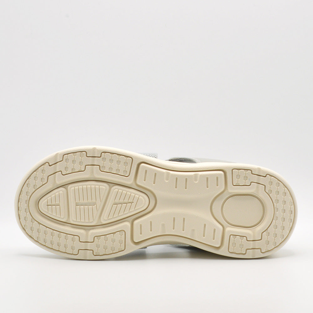 ハッシュド コーデ Hashed Coorde サンダル レディース フライニットXクロスゴム HC4506 ハッシュド コーデ スポーツサンダル (グレー) グレー