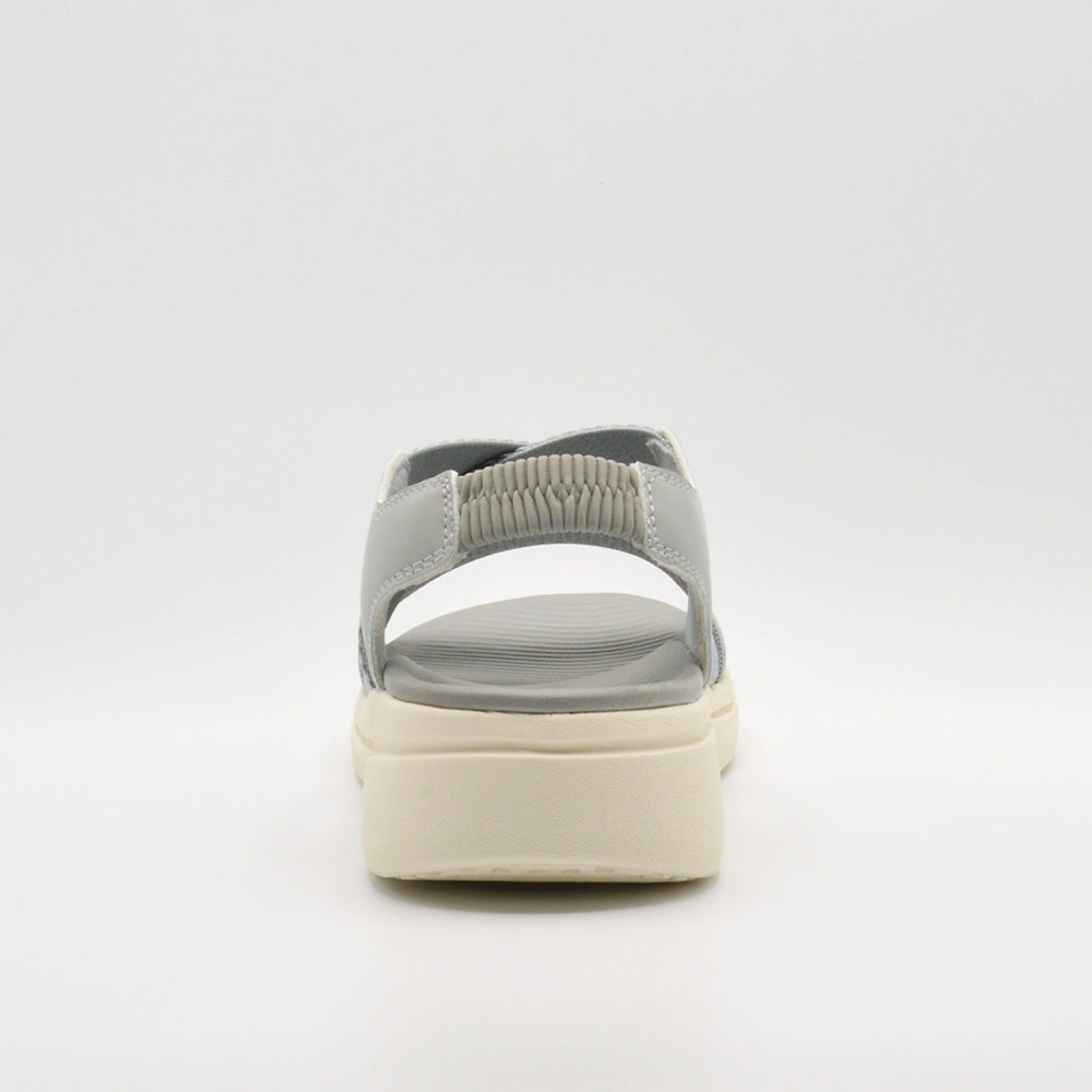 ハッシュド コーデ Hashed Coorde サンダル レディース フライニットXクロスゴム HC4506 ハッシュド コーデ スポーツサンダル (グレー) グレー