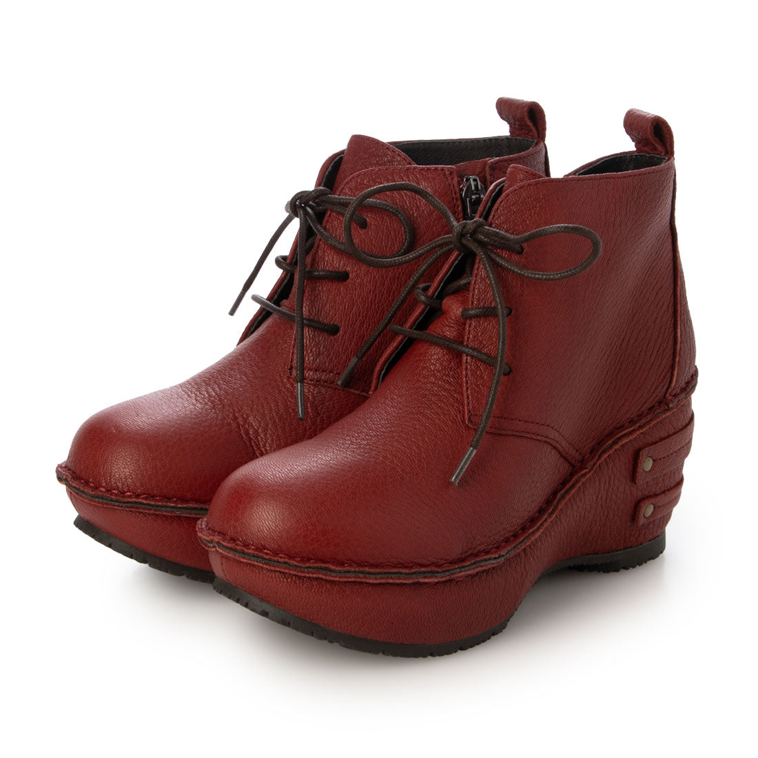 ヒナ デイ グリーン Hina Day Green 本革レースアップブーツ (RD) RD