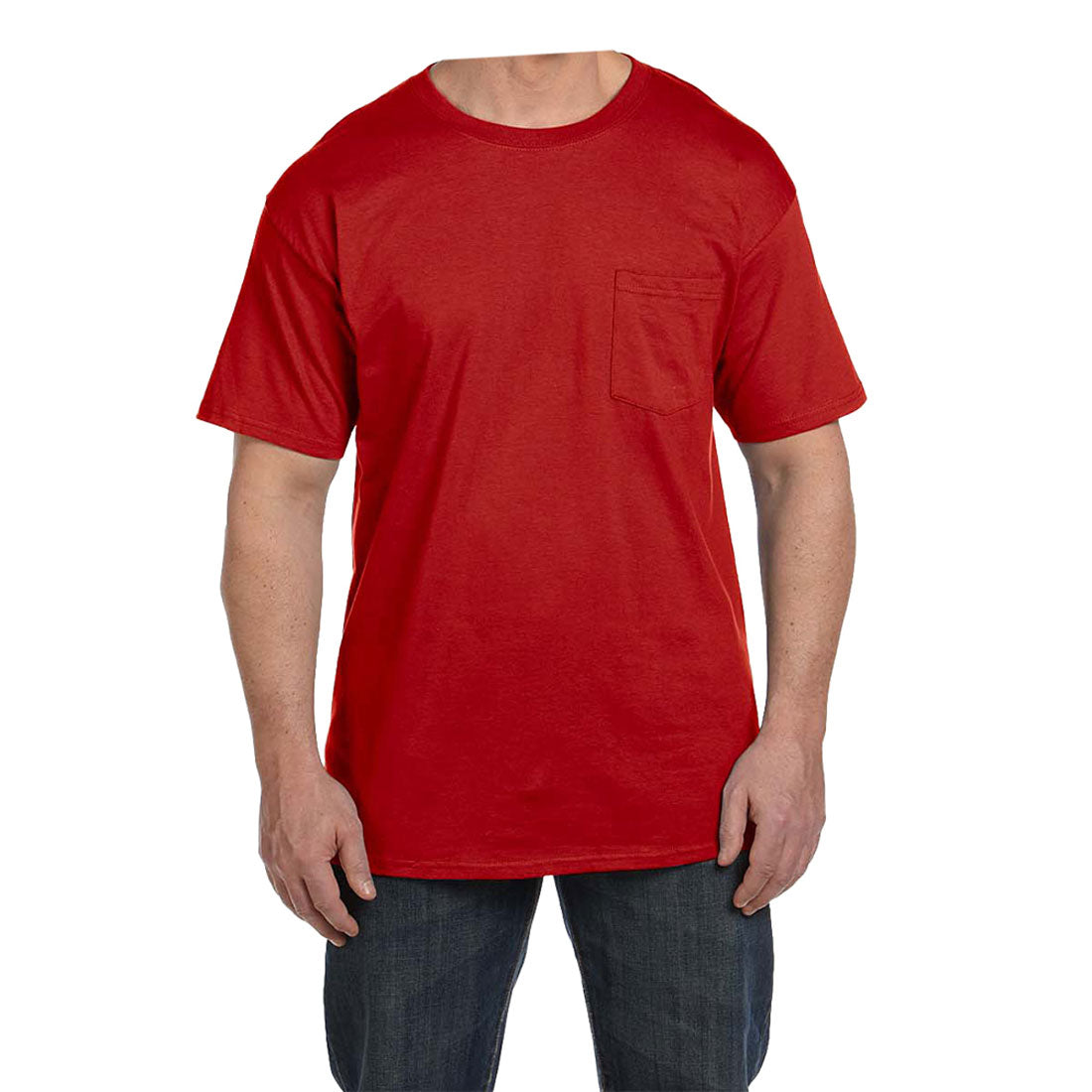 ヘインズ Hanes ビーフィー半袖Tシャツポケット付 6.1オンス タグ有