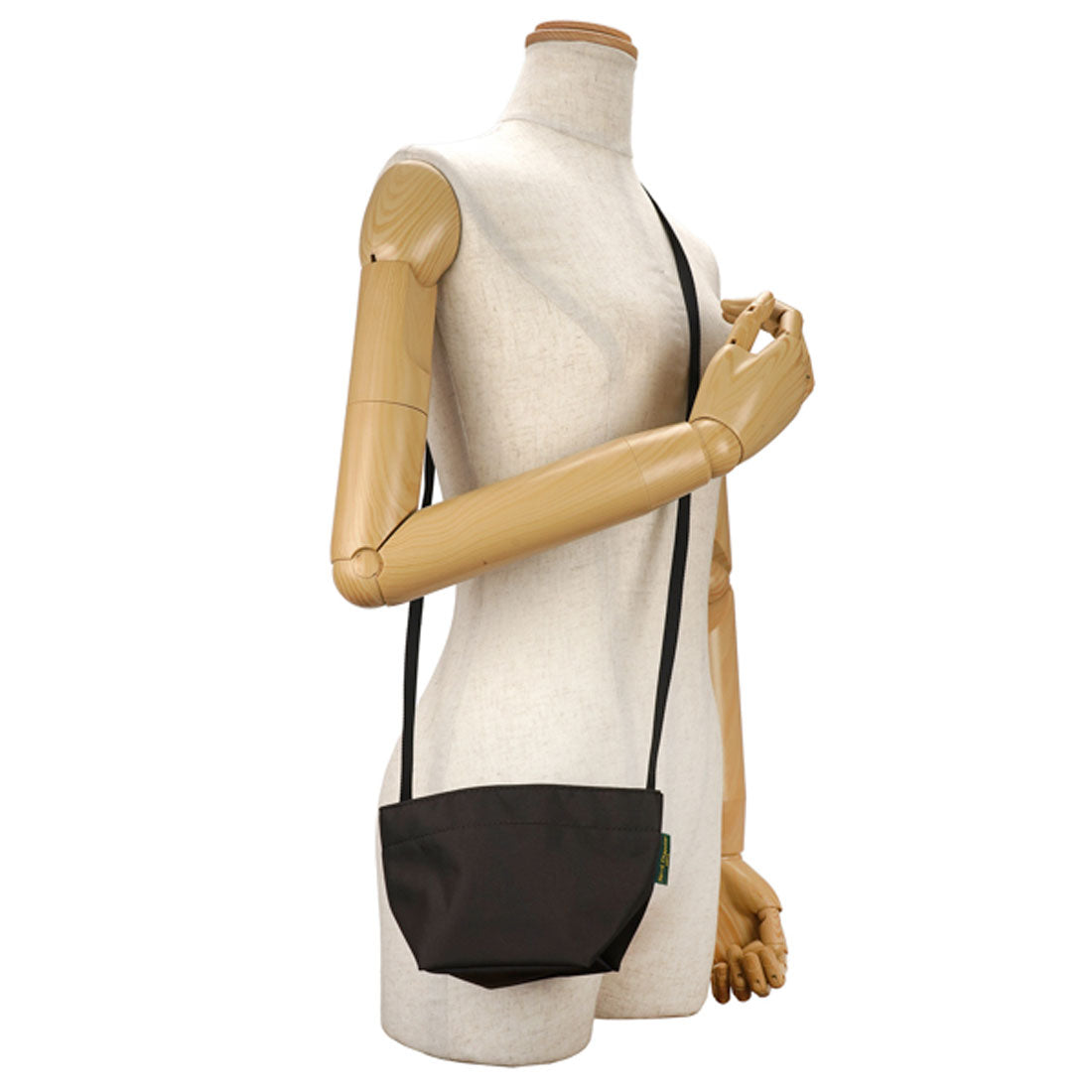 エルベシャプリエ Herve Chapelier 肩背包 基本尼龍 舟型肩背包XS 1927N 69 MOKA