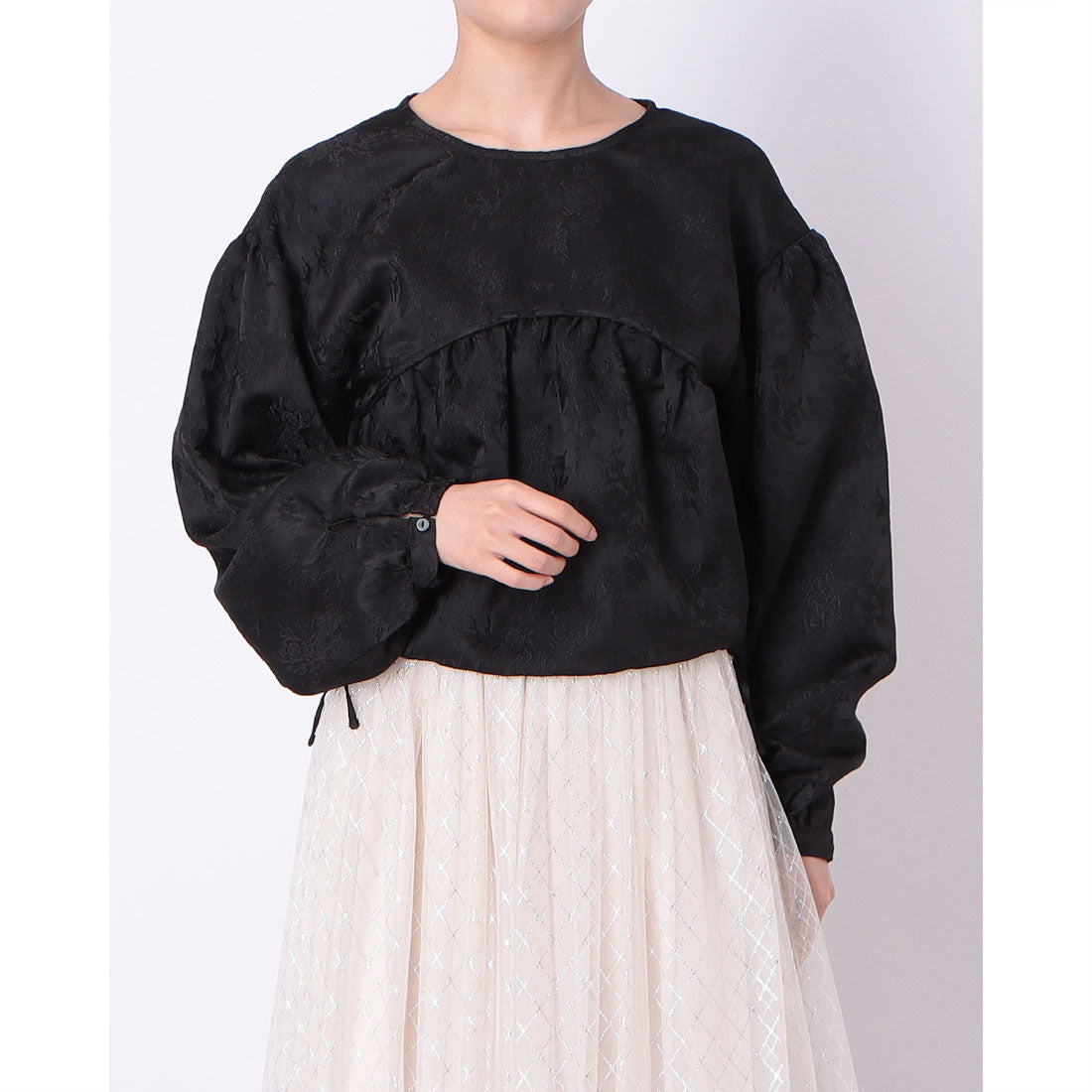 ヒューマンセカンドオケージョン Human 2nd Occasion シアージャカードブラウス (エクリュ) エクリュ