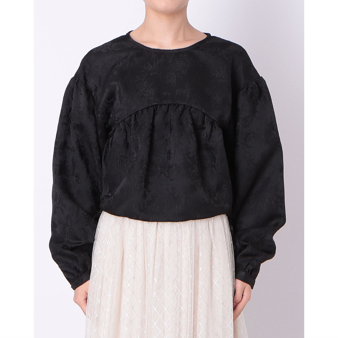 ヒューマンセカンドオケージョン Human 2nd Occasion シアージャカードブラウス (エクリュ) エクリュ