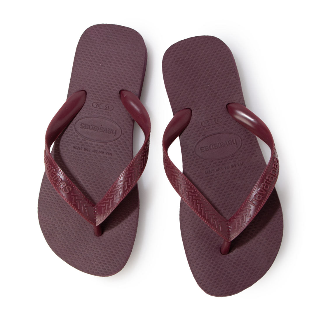 ハワイアナス Havaianas サンダル ラバービーチサンダル Top-Sense-Purple-Soil (Purple Soil) Purple Soil