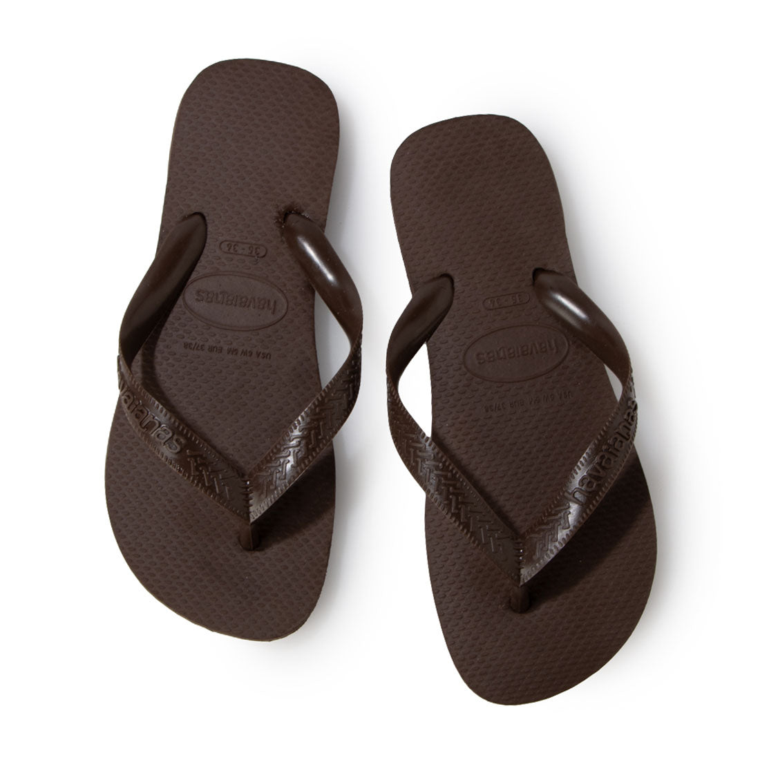 ハワイアナス Havaianas サンダル ラバービーチサンダル Top-Sense-Dark-Brown (Dark Brown) Dark Brown