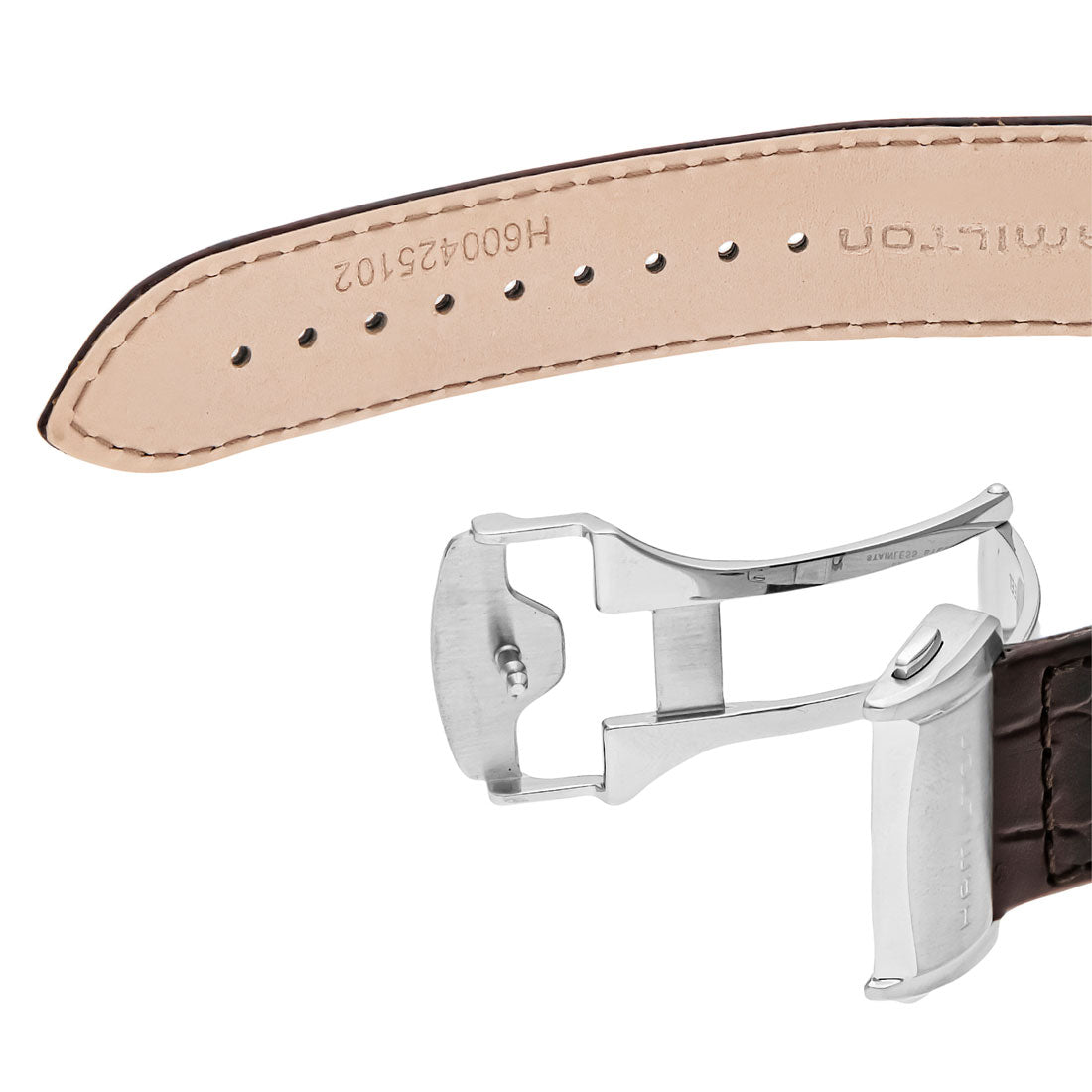 Hamilton HAMILTON Hamilton HAMILTON Jazzmaster Men's Watch H42525551 Automatic silver Calf Leather Swiss