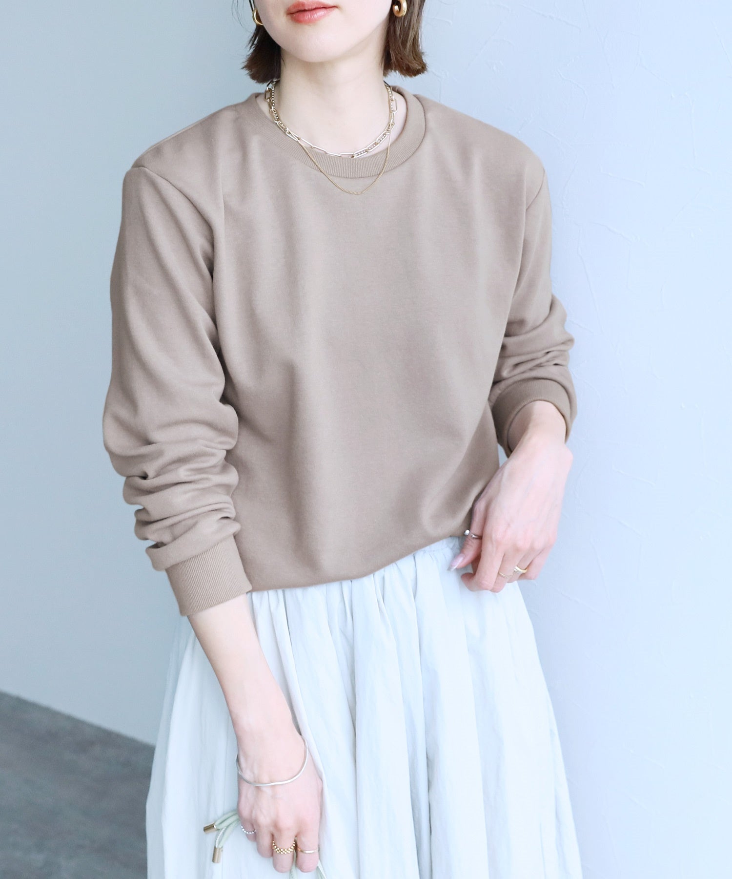 レカ reca U・V選べる2タイプ無地スウェット