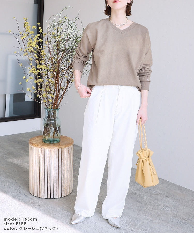 レカ reca U・V選べる2タイプ無地スウェット