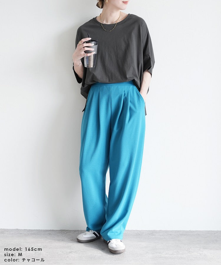 レカ reca ドルマンワイドカットソー(bel-bs-525 / bel-blc-4902)(チャコール) チャコール