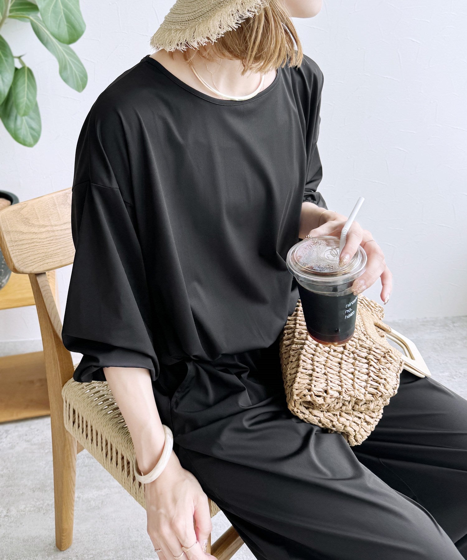 レカ reca ラッシュガードドロストプルオーバー(hi287380-30) (ブラック) ブラック