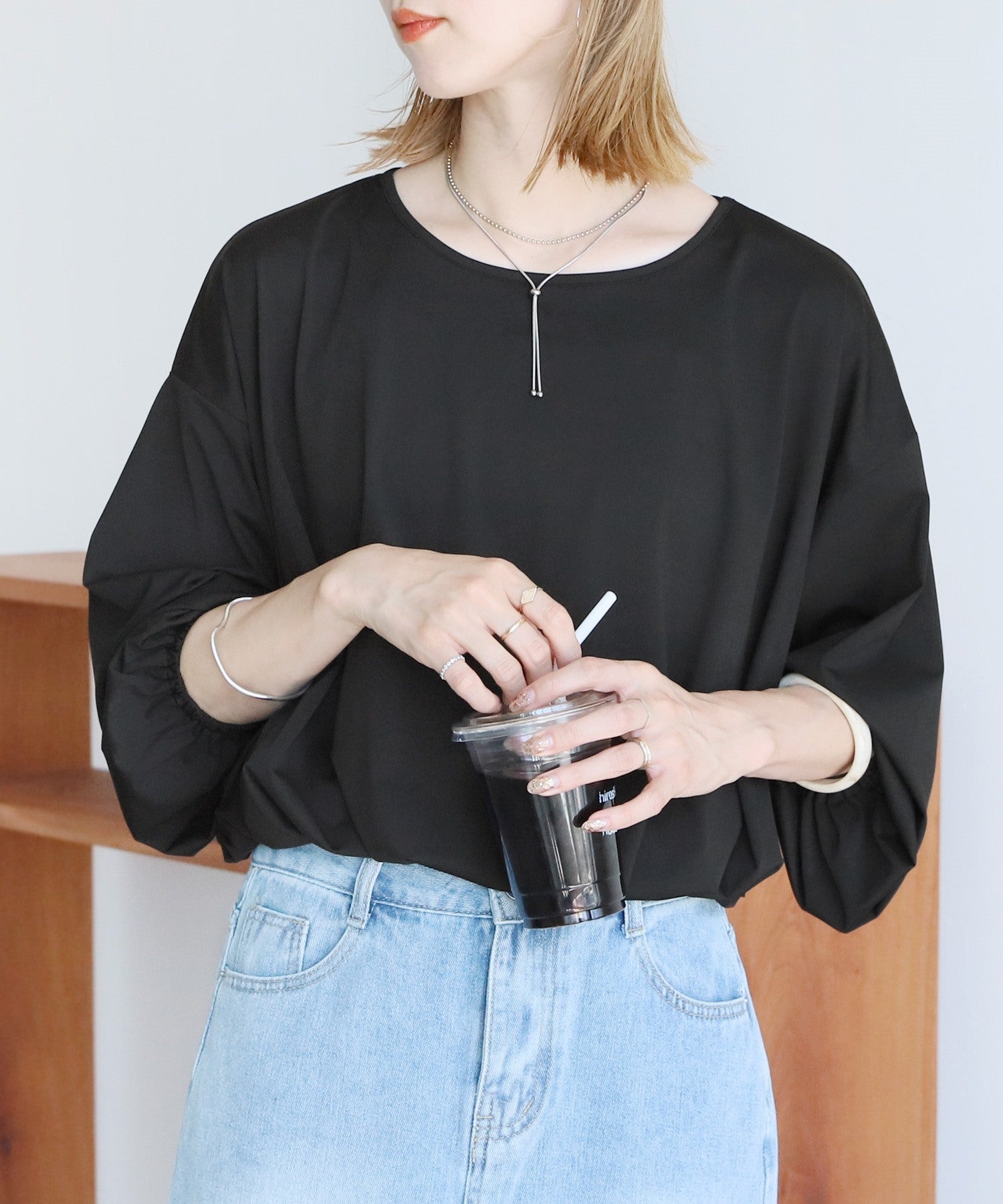 レカ reca ラッシュガードドロストプルオーバー(hi287380-30) (ブラック) ブラック