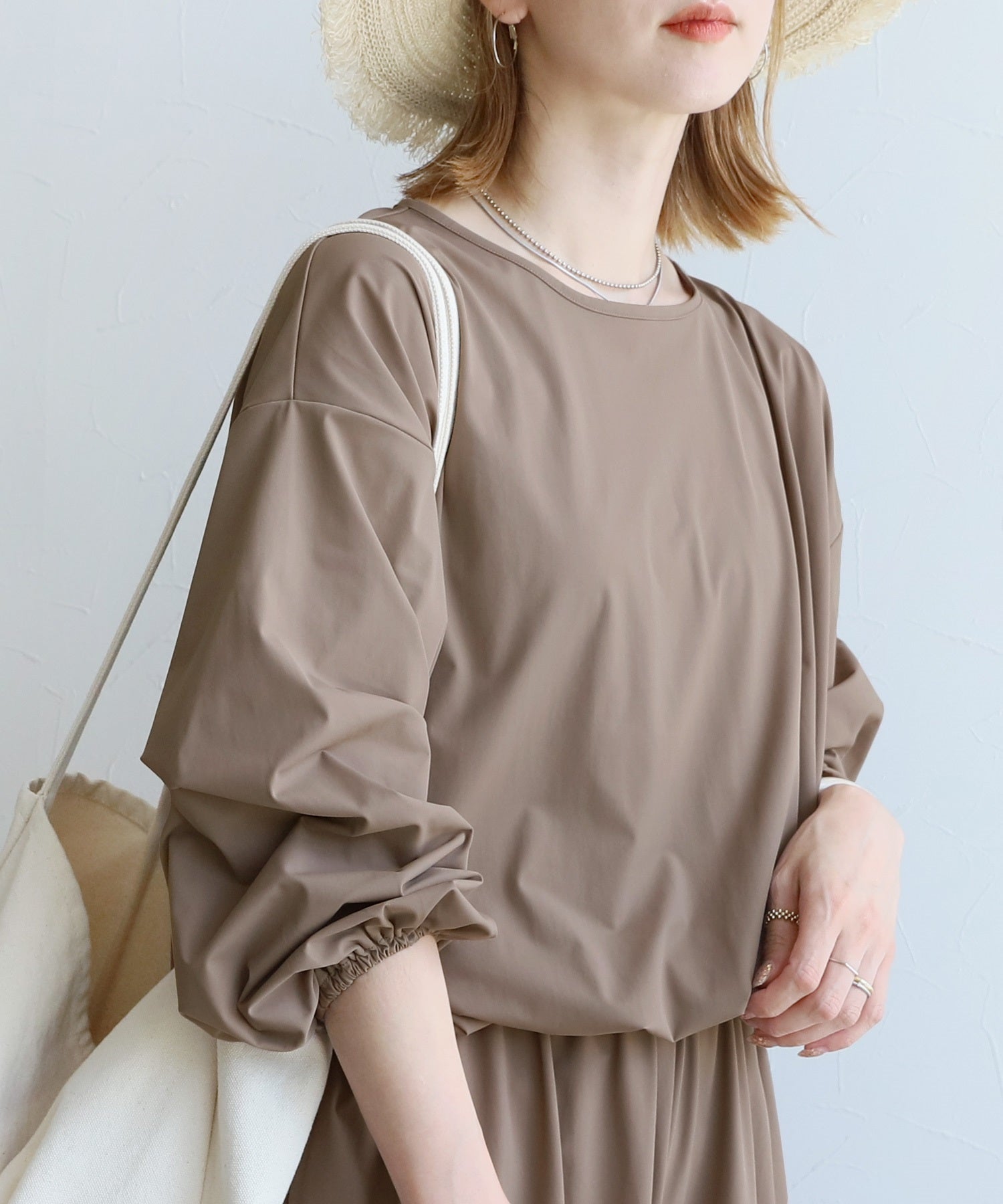 レカ reca ラッシュガードドロストプルオーバー(hi287380ー30)【返品不可商品】 (モカ) モカ