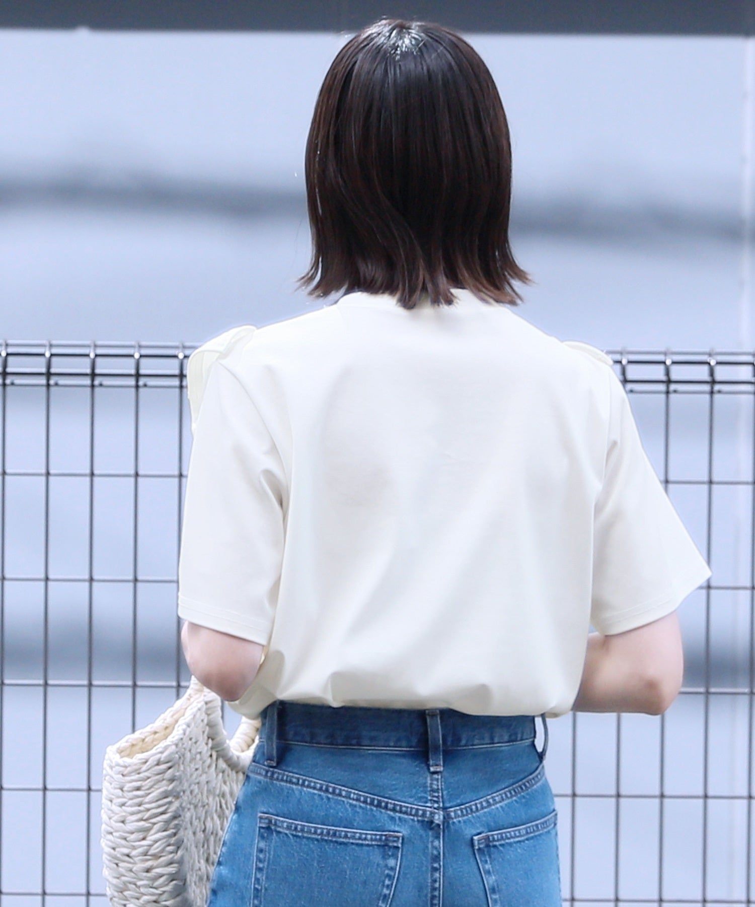 レカ reca ハニカムフリルTシャツ