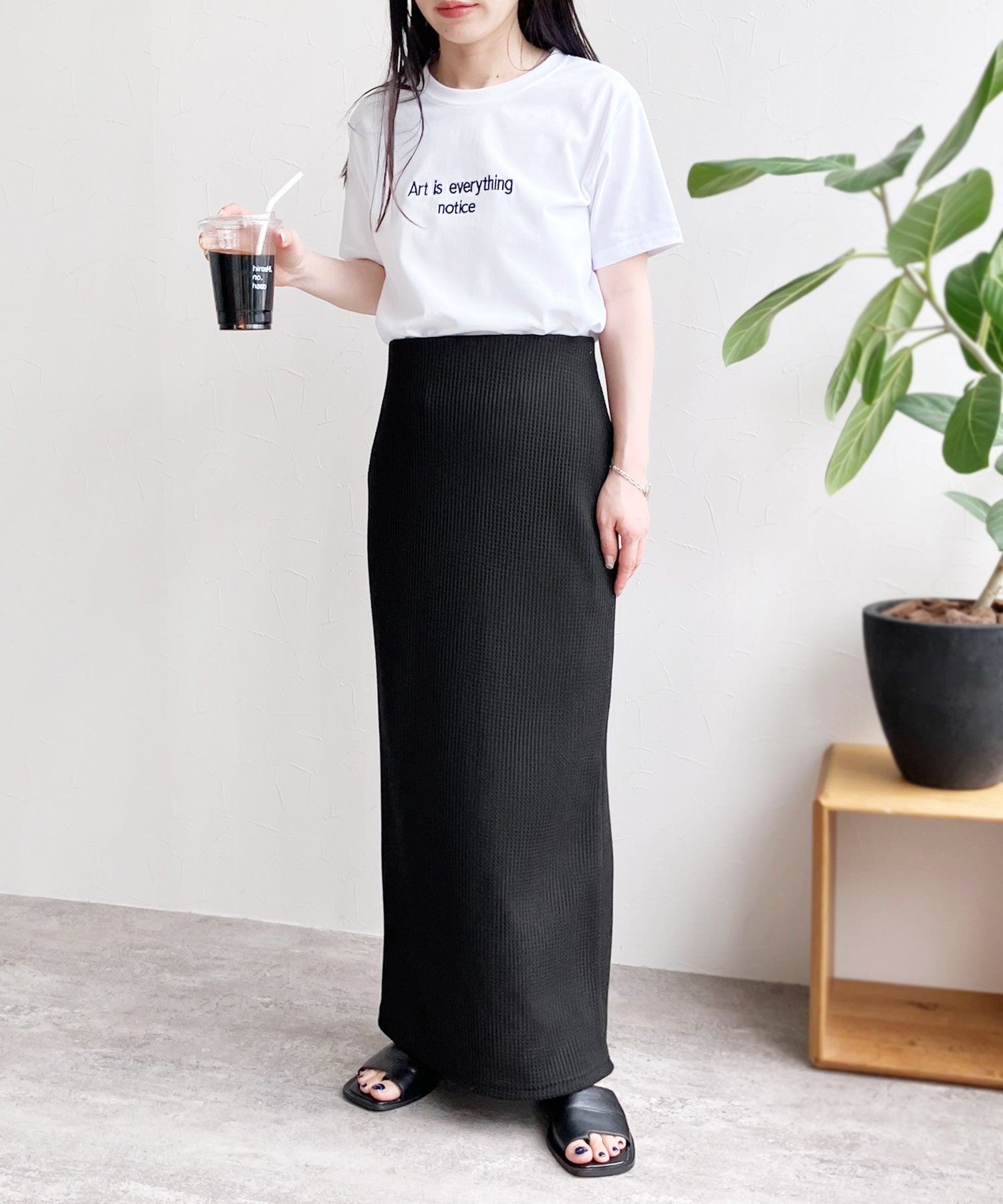 レカ reca 刺繍ロゴコンパクトTシャツ