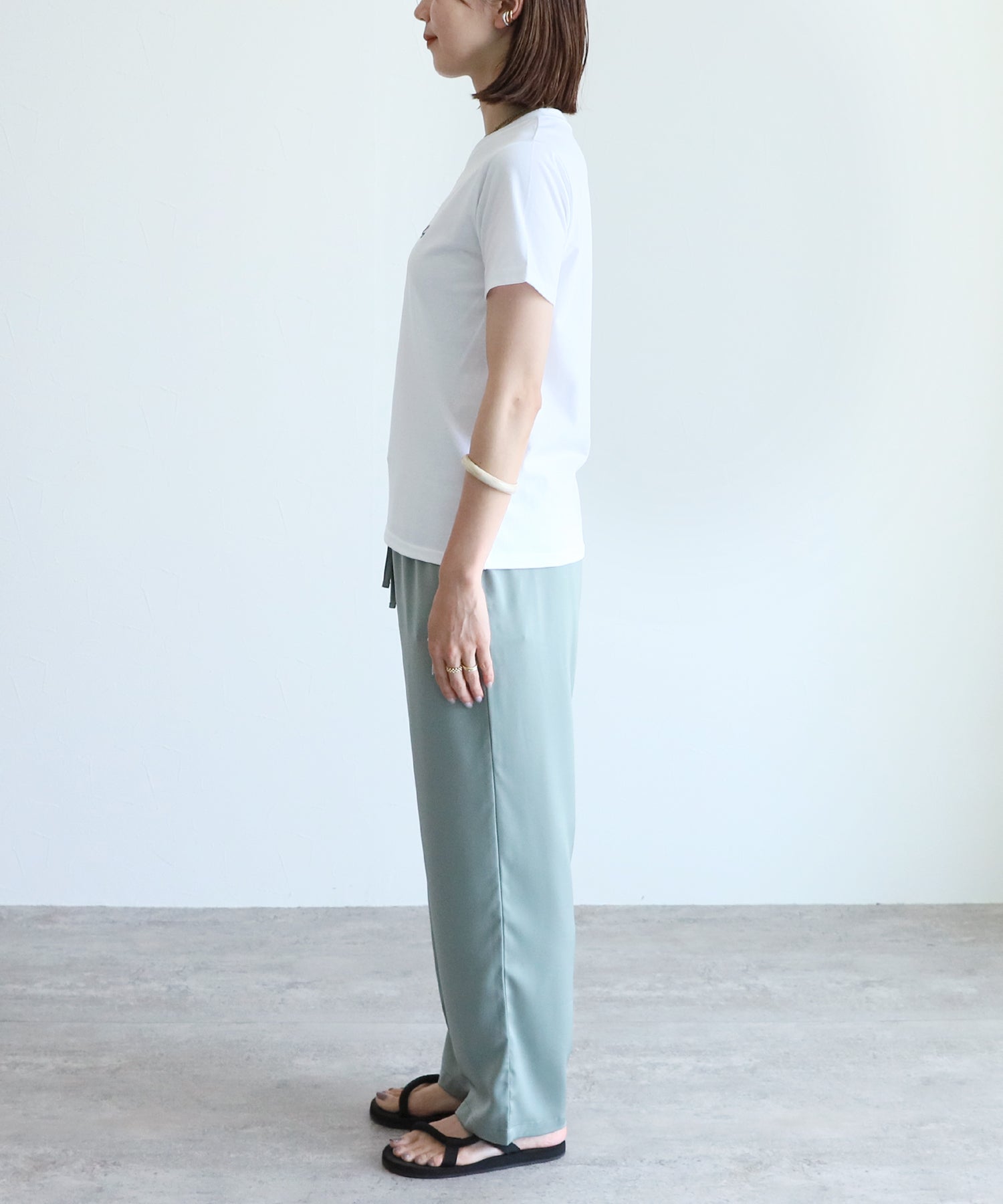 レカ reca 刺繍ロゴコンパクトTシャツ