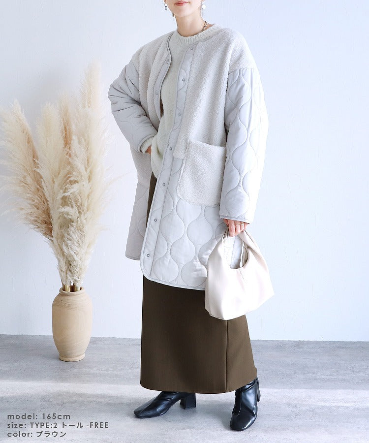 レカ reca タイトスカート(bel-blc-6170)(ブラウン) ブラウン