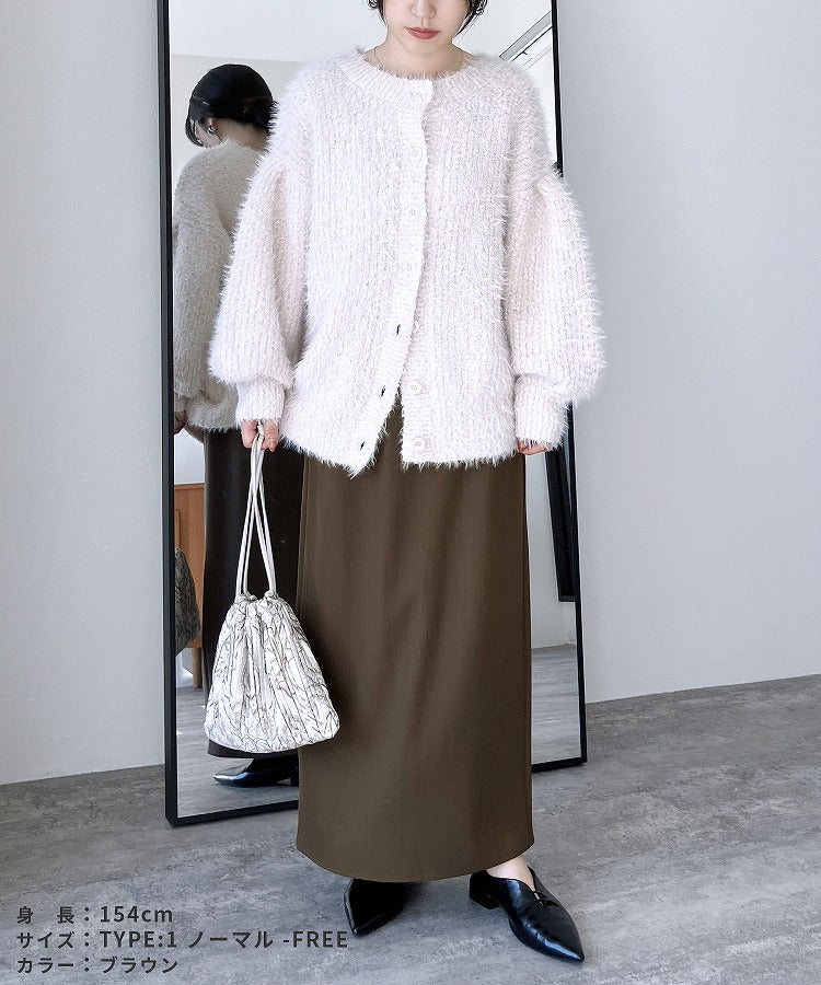 レカ reca タイトスカート(bel-blc-6170)(ブラウン) ブラウン