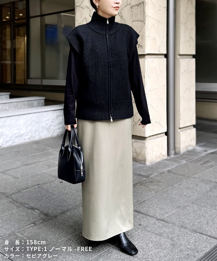 レカ reca タイトスカート(bel-blc-6170)(ブラウン) ブラウン