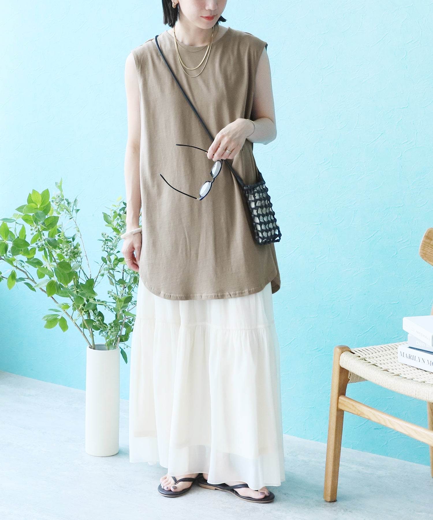 レカ reca ノースリーブカットソー