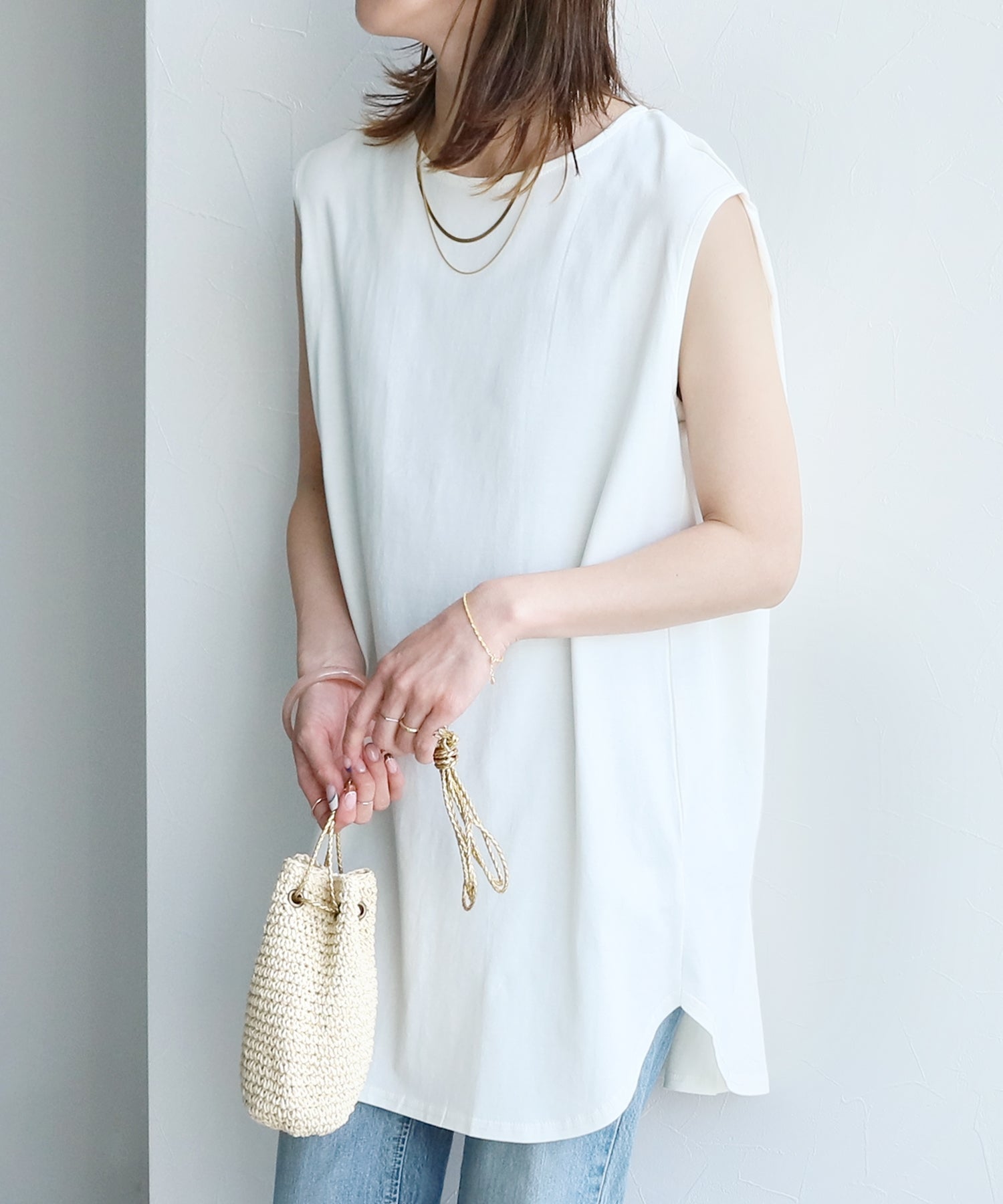 レカ reca ノースリーブカットソー