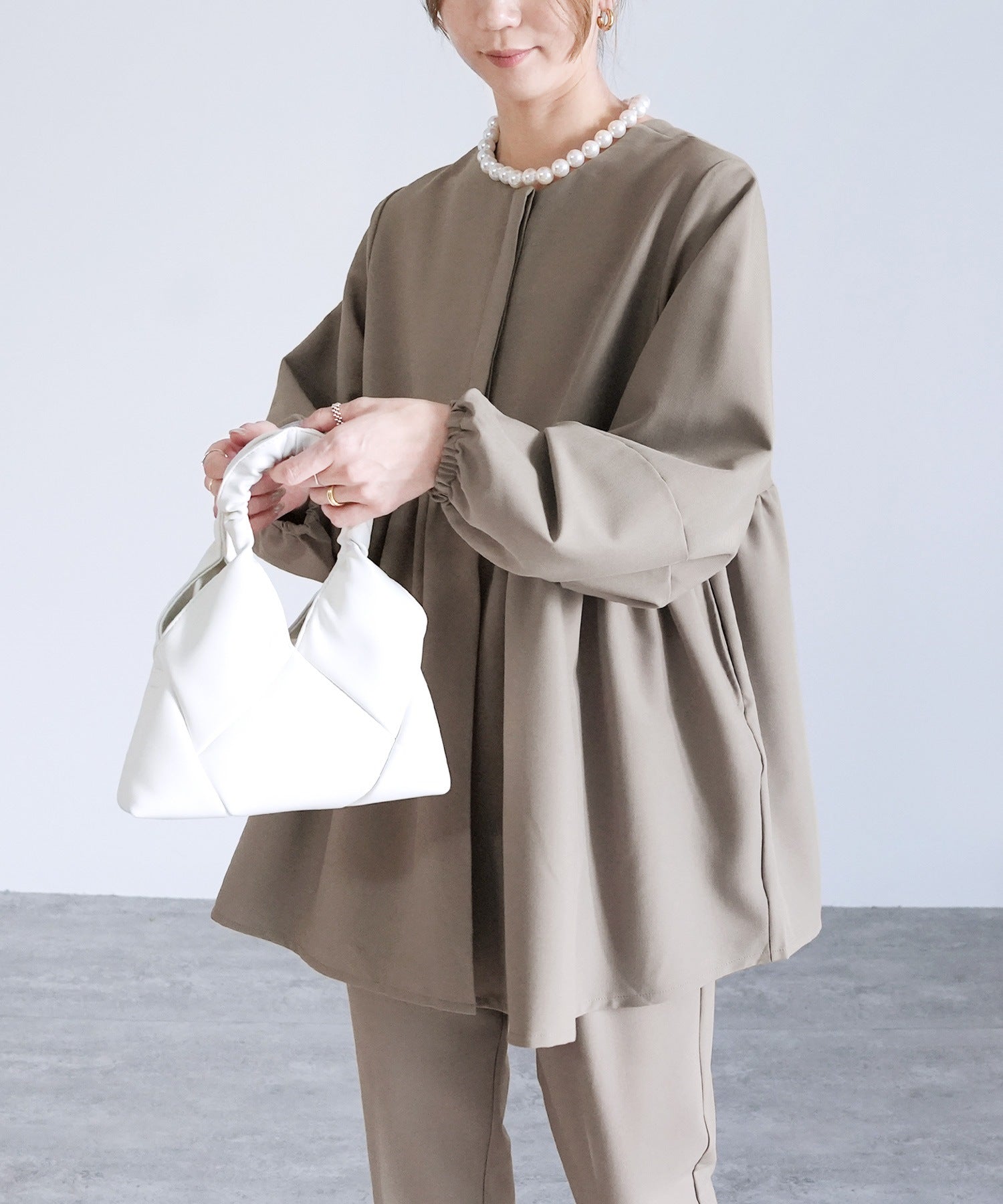 レカ reca ペプラムジャケット×テーパードパンツ2点セット(bel-hr-0622-set)(ブラック)オケージョン セットアップ ブラック