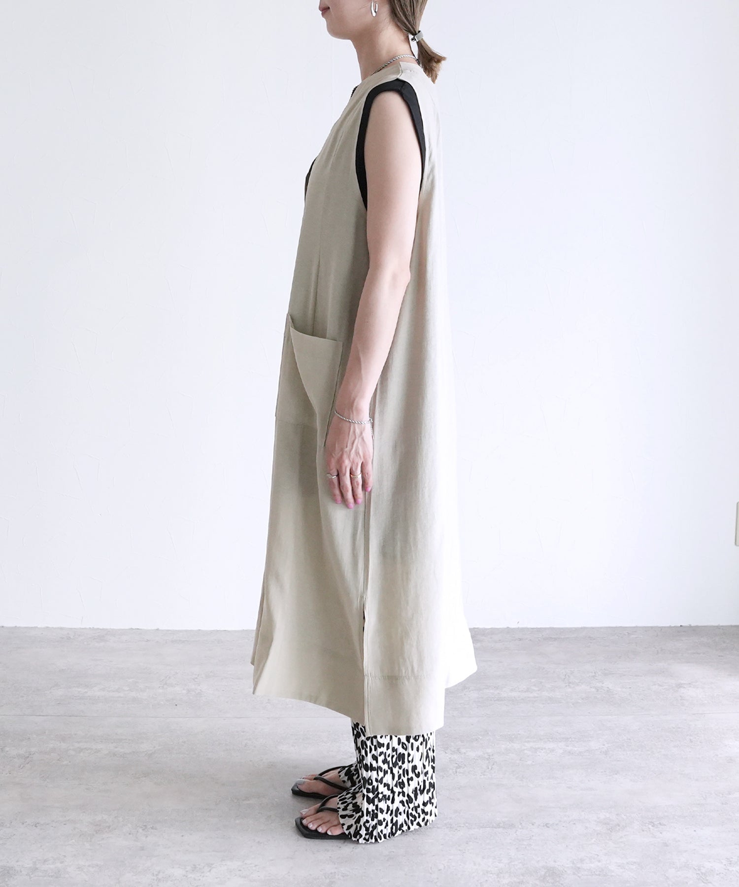 レカ reca シアーロングジレ(on5173216) (ブラック) ブラック